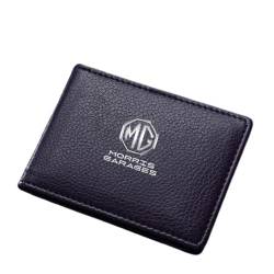 NBVGFGDF Herren Geldbörsen, für MG HS MG3 MG5 MG6 MG7 ZS GS Herren Bifold Geldbörse Tragbare Kreditkarte Geldbörse Slim Wallet mit RFID Schutz,B von NBVGFGDF