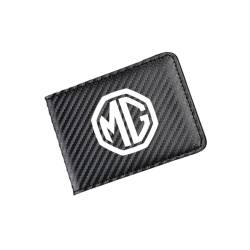 NBVGFGDF Herren Geldbörsen, für MG HS MG3 MG5 MG6 MG7 ZS GS Herren Bifold Geldbörse Tragbare Kreditkarte Geldbörse Slim Wallet mit RFID Schutz von NBVGFGDF