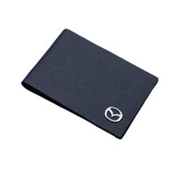 NBVGFGDF Herren Geldbörsen, für Mazda 2 3 6 CX-4 CX-5 CX-7 CX3 CX30 CX8 CX-9 MX-5 Herren Bifold Geldbörse Tragbare Kreditkarte Geldbörse Slim Wallet mit RFID Schutz,A von NBVGFGDF