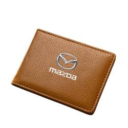 NBVGFGDF Herren Geldbörsen, für Mazda CX5 CX7 CX9 CX-5 CX3 MX-5 Herren Bifold Geldbörse Tragbare Kreditkarte Geldbörse Slim Wallet mit RFID Schutz,C von NBVGFGDF