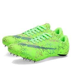 NBWS Männer Frauen Laufschuhe Trainingsschuhe Leichtathletik Sprint Spikes Männliche Trainingsschuh Lace Up Atmungsaktive Turnschuhe Spike-Schuhe Tragen Geeignet Für Professionelle Sportschuh, 40 EU von NBWS