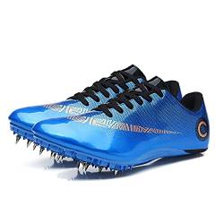 NBWS Männer Frauen Laufschuhe Trainingsschuhe Leichtathletik Sprint Spikes Männliche Trainingsschuh Lace Up Atmungsaktive Turnschuhe Spike-Schuhe Tragen Geeignet Für Professionelle Sportschuh, 42 EU von NBWS