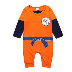 Animes Baby Strampler Kinder Overall Jumpsuit Neugeborenes Spielanzug Onesies mit Druckknopf Sommer Jungen Maedchen Kletterkleidung Cartoon Schlafanzug Super Saiyan Son Goku Son Gohan von NCTCITY