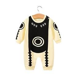 NCTCITY Baby Jungen Mädchen Spielanzug Unisex Bodys Einteiler Overall Neugeborene Strampler Kleinkinder Jumpsuit Anime Cosplay Bodysuit Playwear Onesies mit Druckknopf Luffy Chopper Son Goku von NCTCITY