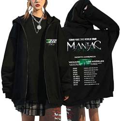 NCTCITY Damen Kapuzenjacke KPOP Stray Kids Y2K E-Girl Zip Up Hoodies Freizeit Streetwear Sweater Langarm Top Harajuku Oversized Jacke Sweatshirt 5-Star MANIAC NOEASY MIROH Hyunjin Han Felix Jisung von NCTCITY