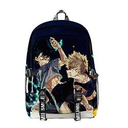 NCTCITY My Hero Academia Rucksack Student Daypack Schultasche Anime 3D-Druck Geschenkwaren Laptoptasche Bookbag Reise Schule Für Männer Frauen Jugendliche von NCTCITY