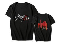 NCTCITY T-Shirts Stray Kids MIROH Tee Top Sommer Casual Oberteile Fan Support BangChan Lee Know Changbin Hyunjin Han Felix Seungmin I.N Unisex Kurzarm T-Shirts von NCTCITY