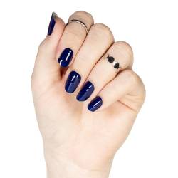 Quick Nails - The World's Fastest Nails - 20 Selbstklebende Gel NagelGelFolien für die Hände - Maniküre zum Aufkleben - Schnell, Einfach, Langlebig & Schonend - mit Zubehör - Marine Majesty von ND24 NailDesign