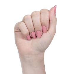 Quick Nails - The World's Fastest Nails - 20 Selbstklebende Gel NagelGelFolien für die Hände - Maniküre zum Aufkleben - Schnell, Einfach, Langlebig & Schonend - mit Zubehör - Vintage Rose Kiss von ND24 NailDesign