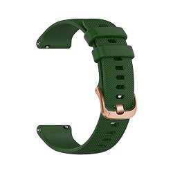 NDJQY 18/20 mm Armband für Garmin Vivomove 3S/4S/HR/Forerunner 245 Smartwatch, Sport, Silikon, Schnellverschluss-Armband, Zubehör, For Venu SQ, Achat von NDJQY