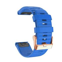 NDJQY Smartwatch-Armband für Garmin Fenix 7S 7 7X 6 6S 6XPro 5X 5 5SPlus 3HR 935 Enduro Schnellverschluss-Armband aus Silikon, 20 / 22 / 26 mm, 22 mm, Achat von NDJQY