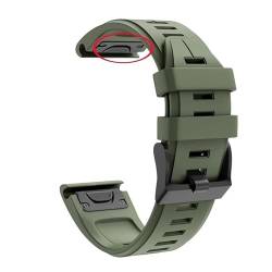 NDJQY Uhrenarmband für Garmin Fenix 5 5X Plus 3 3 HR 6X 6 S60 MK1 Enduro D2 Delta Schnellverschluss Silikon Easyfit Armband, For Approach S60 S62, Achat von NDJQY