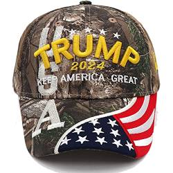 Trump Hat Präsident Donald Trump 2020 Hut Keep America Tolle Stickerei MAGA USA Verstellbare Baseballkappe für Männer Frauen - - Einheitsgröße von NDLBS