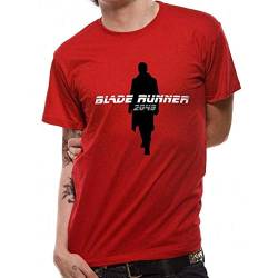 CID Herren Blade Runner 2049-Silhouette T-Shirt, Rot (Red Red), Medium von NECA