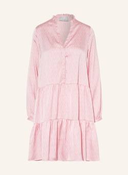 Neo Noir Kleid Federica Mit Rüschen pink von NEO NOIR