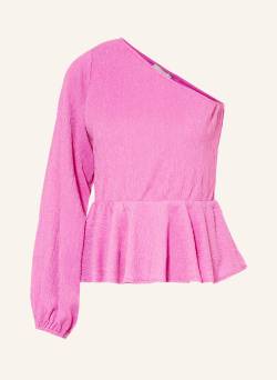 Neo Noir One-Shoulder-Bluse pink von NEO NOIR