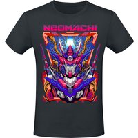 NEOMACHI - Gaming T-Shirt - MECHA - S bis XXL - für Männer - Größe L - schwarz  - EMP exklusives Merchandise! von NEOMACHI