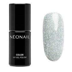 NEONAIL UV Nagellack 7,2 ml Silber Party Dress NEONAIL Farben UV Lack Glitter Gel Nägel Nageldesign Shellack von NÉONAIL