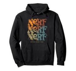 Nerf Established 1969 Retro Groovy Logo Distressed Pullover Hoodie von NERF