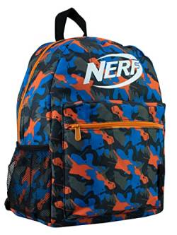 NERF Rucksack | Jungen Camouflage Schulrucksack | Backpack für Kinder von NERF