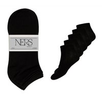 NERS Sneakersocken Damen und Herren Sneakersocken aus Baumwolle mit Bündchen (Packung, 6-Paar) von NERS