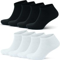 NERS Sneakersocken für Damen und Herren aus Bio Baumwolle, ohne drückende Naht (12-Paar) mit Komfortbund von NERS