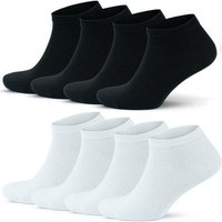 NERS Sneakersocken für Damen und Herren aus Bio Baumwolle, ohne drückende Naht (6-Paar) mit Komfortbund von NERS