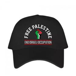 Basecap drucken Herren Baseballmütze Baumwolle Klassischer Stil Fischerhut Palestine Unisex Funny Design Mützen Weihnachten Geburtstag Geschenk von NESLIN