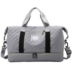 Für Reisen Kurzurlaub Reisetasche Für Damen, Weekender-Tasche Mit Separatem Schuhfach, Übernachtungstasche Mit Kulturbeutel (Color : A, Size : 46 * 25 * 30cm) von NESPIQ