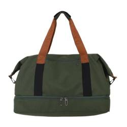 Für Reisen Kurzurlaub Wochenendtasche Für Damen Mit Schuhfach, Reisetasche Aus Oxford-Stoff Für Die Nacht Mit Kulturbeutel (Color : D, Size : 61 * 27 * 32 cm) von NESPIQ