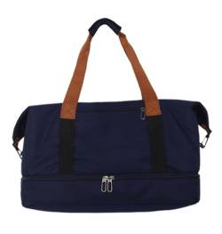 Für Reisen Kurzurlaub Wochenendtasche Für Damen Mit Schuhfach, Reisetasche Aus Oxford-Stoff Für Die Nacht Mit Kulturbeutel (Color : E, Size : 61 * 27 * 32 cm) von NESPIQ