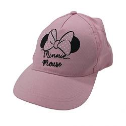 NEU Minnie Maus Cap Kappe Schirmmütze Basecap Baseballkappe verstellbar (56, Rosa) von NEU