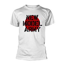 NEW MODEL ARMY Logo (White) T-Shirt S von NEW MODEL ARMY