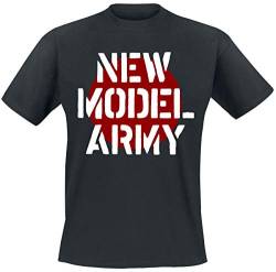New Model Army Logo T-Shirt schwarz M von NEW MODEL ARMY