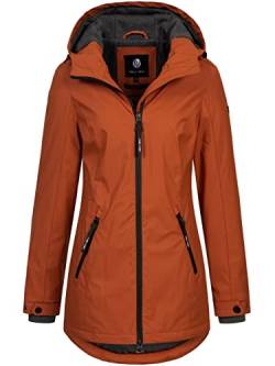 NEW VIEW Damen Regenjacke Lia mit Kapuze L60238FC rost XXL von NEW VIEW