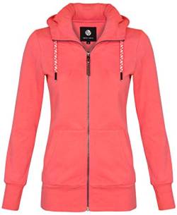 NEW VIEW Damen Sweatjacke, Größe:L, Farbe:Coral von NEW VIEW