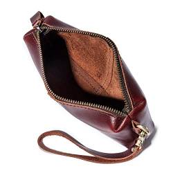 NEWNAN 1 Stück Retro Lange Brieftasche Clutch Bag Große Kapazität Handgelenktasche Old Business Handtasche Herren (Farbe: A, Größe: 18 * 10 * 4m) von NEWNAN