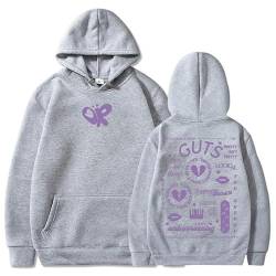 NEWOK Guts OR Hoodie Singer Global Beauty Hoodie Herbst/Winter Girl Hoodie (M,Grey) von NEWOK