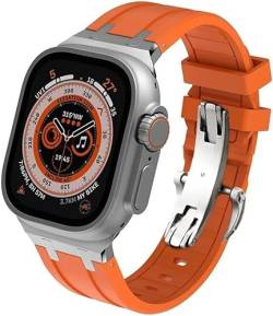 NEYENS Sportarmband für Apple Watch Ultra 49 mm, 44 mm, 45 mm, 42 mm, aus Silikon, für iWatch 9, 8, 7, 6, 5, 4, SE-Serie, Ersatzzubehör für Herren und Damen, 42mm, Achat von NEYENS