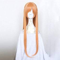 NEZIH Anime Sword Art Online Cosplay Perücken Asuna Yuuki Cosplay Perücke Hitzebeständige Synthetische Perücke Haar Halloween Party Frauen Cosplay Perücke, Dekorative Accessoires von NEZIH