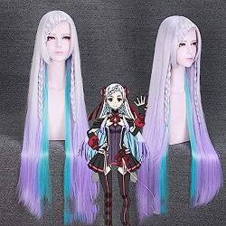 NEZIH Schwertkunst Online Lange Geflochtene Blaue Perücke Asuna Yuuki Yuki Kunsthaar Schwertkunst Online SAO Cosplay Kostüm Perücken Frauen, Dekorative Accessoires,Yuna von NEZIH