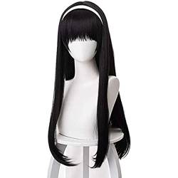 NEZIH Wig Anime Cosplay Game Identity V Dream Witch Kawakami Tomie Yidhra Cosplay Perücke Lange Glatte Synthetische Haare Halloween Party Frauen Perücken, Dekorative Accessoires von NEZIH