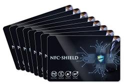 8X NFC Shield Card - RFID & NFC Schutz/Blocker - Made in Germany - Schützt Das gesamte Portmonnaie & Kartenetui mit Ihren EC und Kreditkarten - Nie Wieder RFID Schutzhüllen notwendig von NFC Shield Card