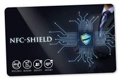 Original NFC-Shield Card (RFID Blocker) - 2. Generation: Ultradünn (0,56 mm), HF (~13,56MHz) und NF (~125 kHz), Schutz bei Anti-Collision, 100% Schutz ohne Störsender, Made in Germany von NFC Shield Card