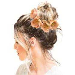 Haargummi mit Blume, elastisch, großes Haargummi, elegantes Blumen-Haarband, weiblich, Frühlings-Haarschmuck von NGCG