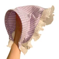NGCG Elegantes Turban-Stirnband mit Spitzenrand, Haarbänder, Haartasche, Kopftuch, Hut, Reise-Foto-Stirnband, Zubehör, Turban-Zubehör, Wie beschrieben von NGCG