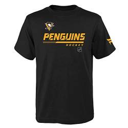 NHL APRO Prime S/S Baumwoll Junior T-Shirt, League Teams-Grafik (Pittsburgh Penguins, 172 XL) von NHL
