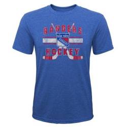 NHL Superstripe T-Shirt, Teamgrafik vorne (New York Rangers, 164 XL) von NHL