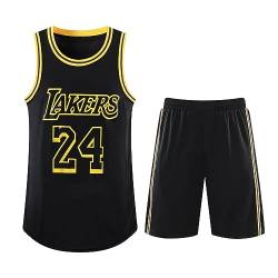 Laker Trikot Kinder Laker Jersey Laker Trikot Herren Laker Trikot Set Laker Tshirt Basketball Trikot Set Laker Trikot Kinder Basketball Trikot Herren 24 A von NHNKR