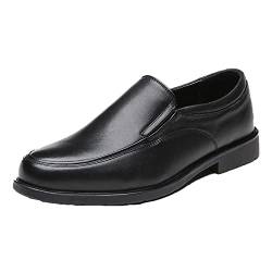 NIAVIS Herren Schnürhalbschuhe Business Anzugschuhe Freizeit Schuhe Oxfords Derby Casual Lederschuhe,44 von NIAVIS